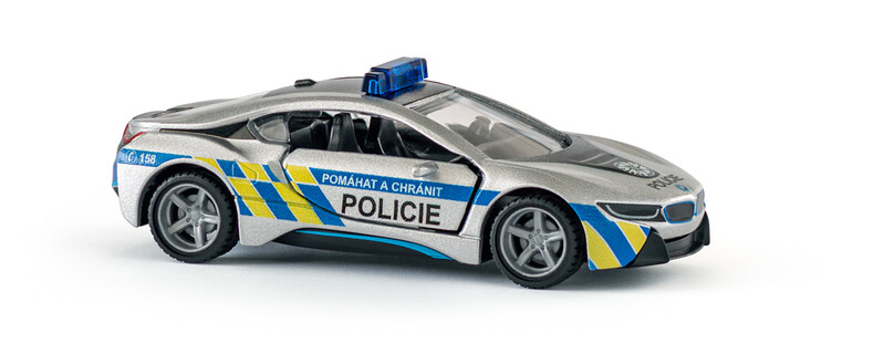 SIKU - Super česká verze - policie BMW i8 LCI
