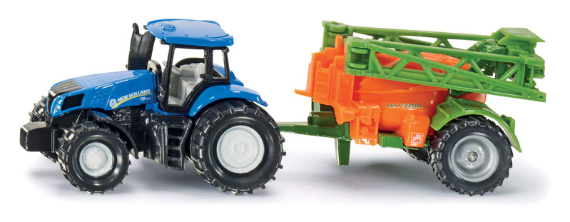 SIKU - Blister - Traktor s přívěsem na rozprašování hnojiva