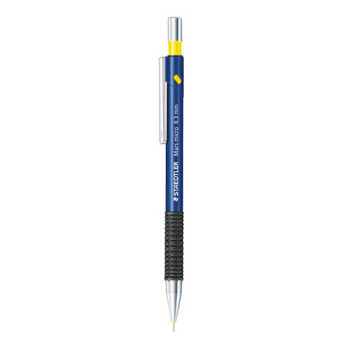 STAEDTLER - Mikrotužka / Pentelka Mars micro, B, 0,3 mm, modrá