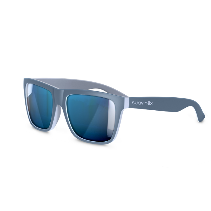 SUAVINEX - Dámské / Pánské brýle polarizované s pouzdrem 2024 - modré