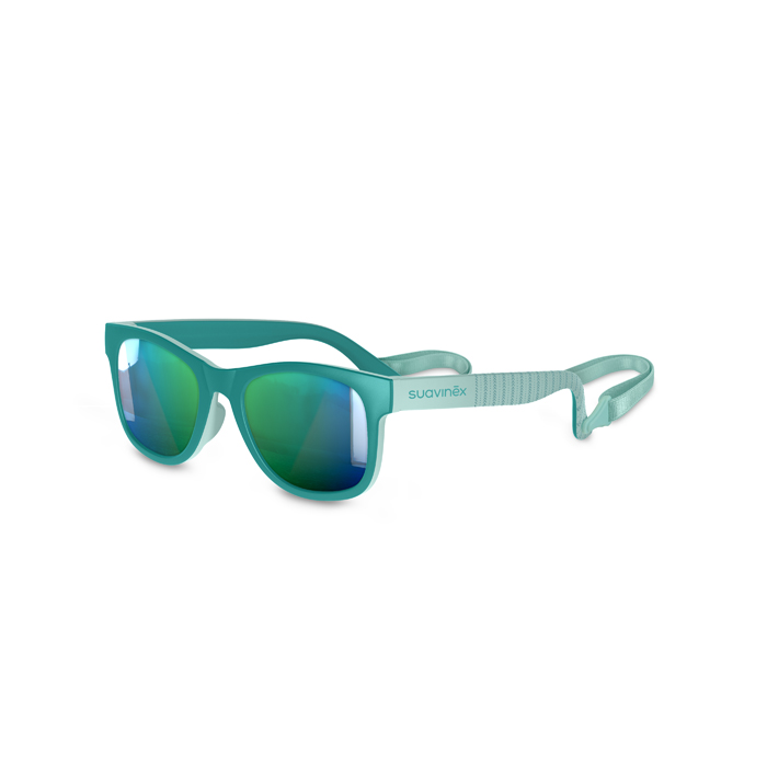 SUAVINEX - Dětské brýle polarizované s pouzdrem 2024 - 24/36 měsíců - zelené