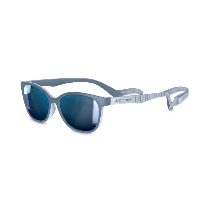 SUAVINEX - Dětské brýle polarizované s pouzdrem 2024 - 3-8 let - modré