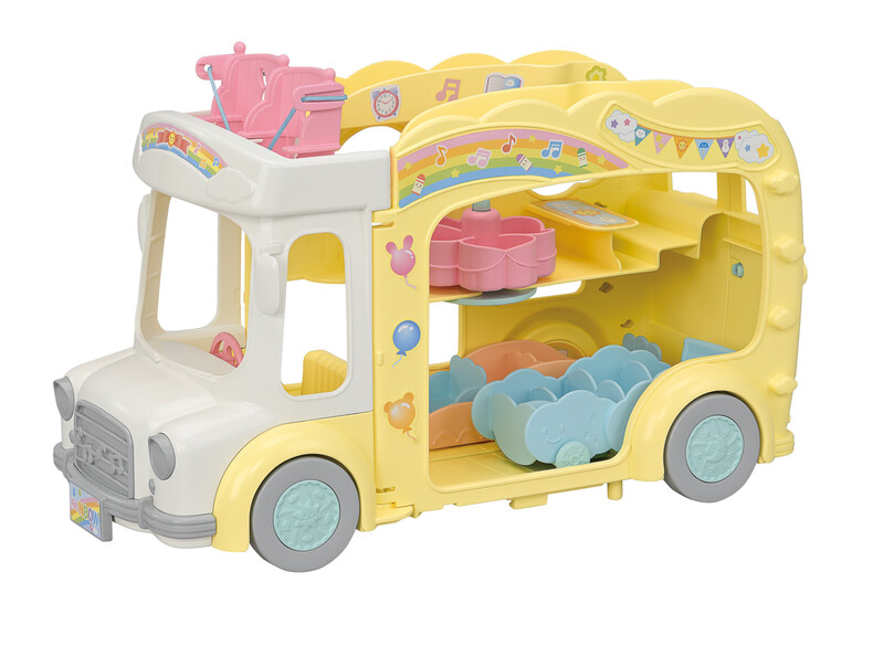 SYLVANIAN FAMILY - Duhový školkový autobus