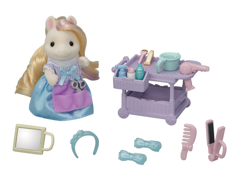 SYLVANIAN FAMILY - Poník s vlasy v kadeřnictví