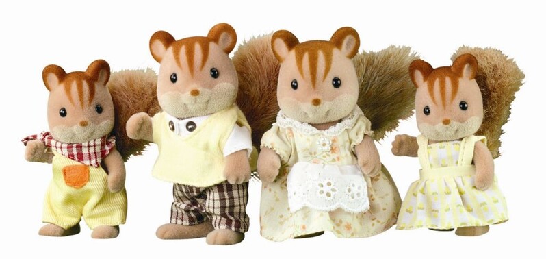 SYLVANIAN FAMILY - Rodina hnědých veverek