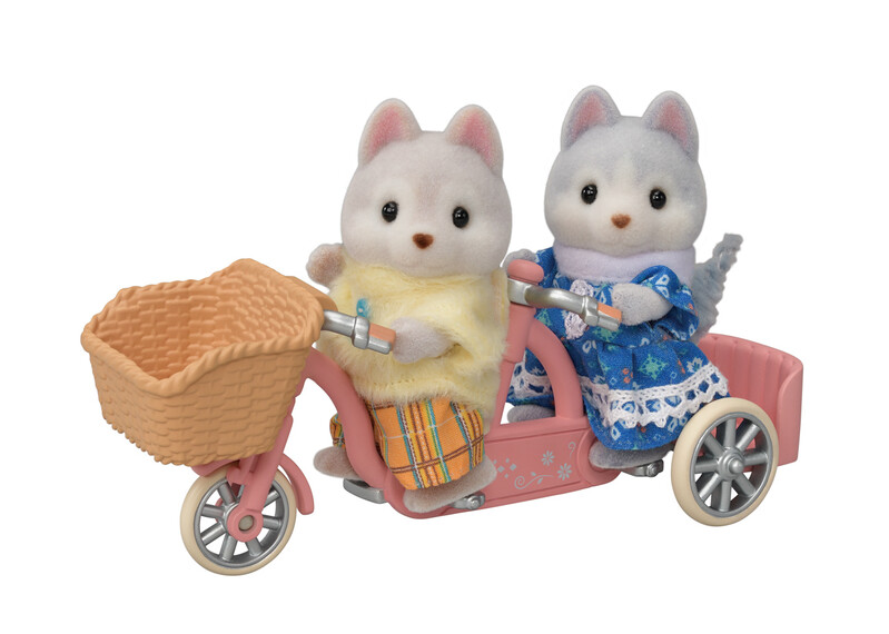 SYLVANIAN FAMILY - Tandemové kolo pro Husky sourozence