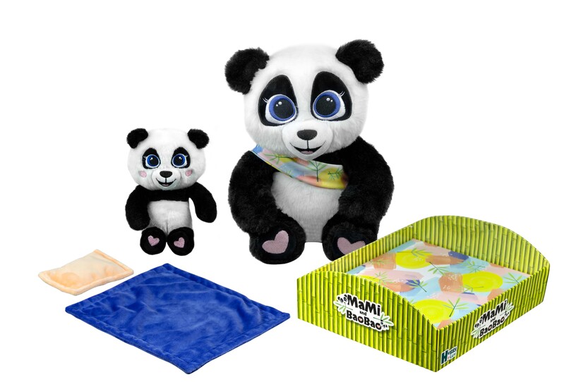 TM TOYS - Mami & BaoBao Interaktivní Panda s miminkem