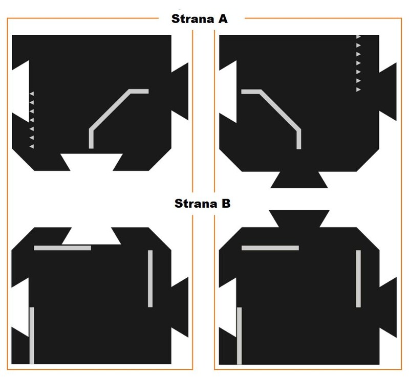 TODDLEROAD - 2034 - KŘIŽOVATKY - flexibilní silnice - 2 silikonové puzzle díly