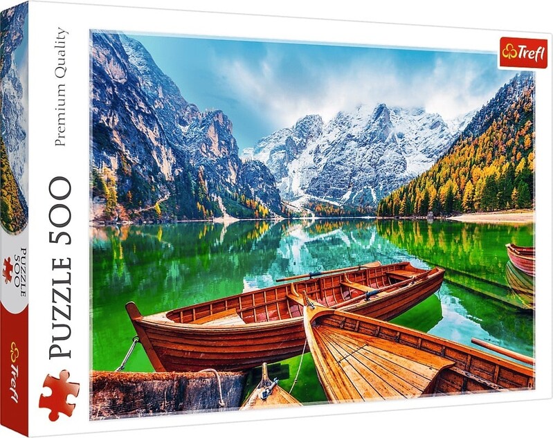 TREFL - Puzzle Jezero Braies, Itálie 500 dílků