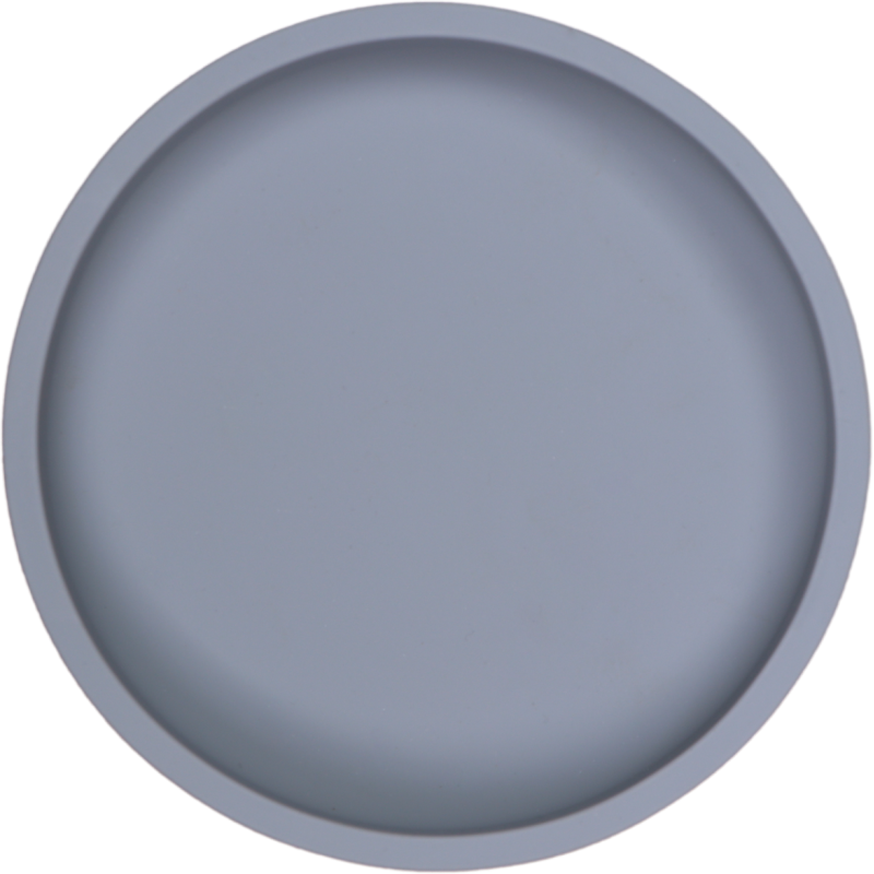 TRYCO - Silikonový talířek kulatý, Dusty Blue