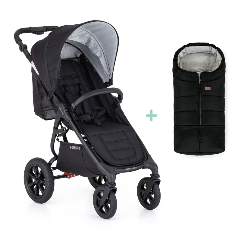 VALCO BABY - Kočárek sportovní Sport Trend 4 Ash Black + fusak Jibot ZDARMA