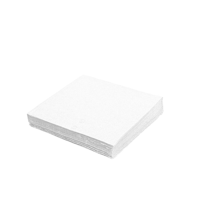 WIMEX - Ubrousek 1vrstvý bílý 33 x 33 cm [70 ks]
